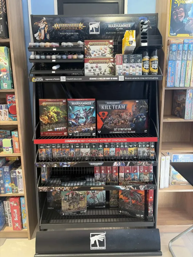 présentoir Games Workshop Fondation