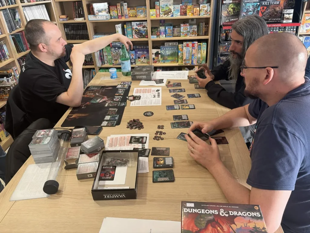 Initiation au jeu de cartes Vampire:TES aux jeux de l'Olympe le 28/03/2026