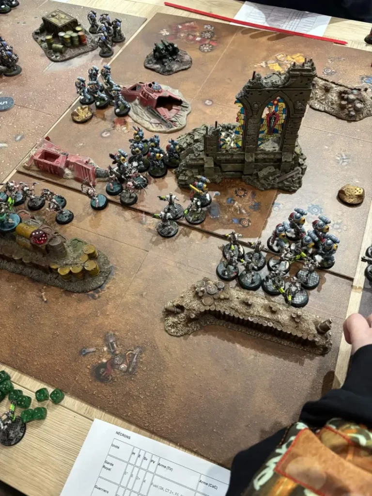 les figurines warhammer 40,000 c'est quand même beau quand c'est peint