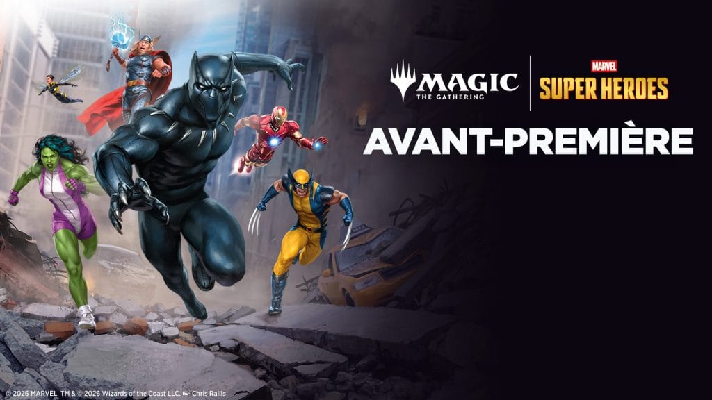 Avant-Première Magic : Scellé Marvel Super Heroes
